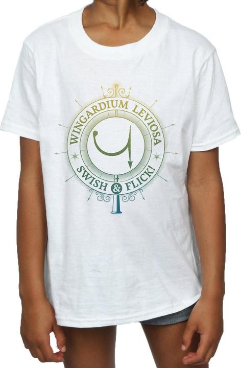 Actual product image Girls Wingardium Leviosa Cotton T-Shirt (116)