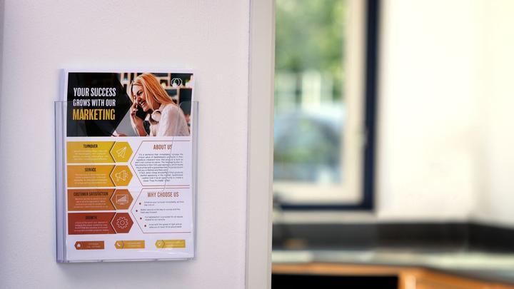 Image du produit Europel Porte-brochures mural (A4)