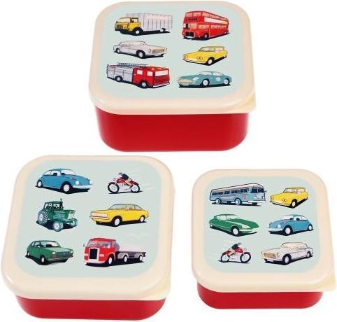 Produktbild Rex London Snack Boxes set of 3 - Road Trip