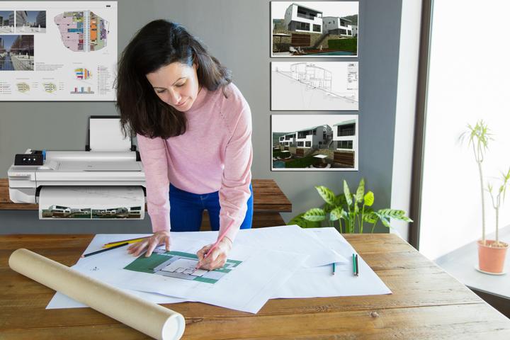 Actual product image HP T125, 24" DesignJet (Ink, Colour)