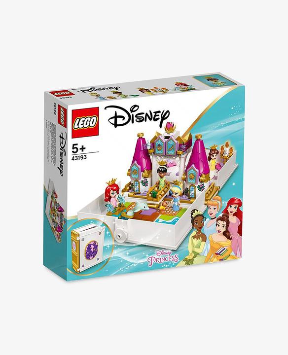 Produktbild LEGO Märchenbuch Abenteuer mit Arielle, Belle, Cinderella und Tiana (43193, LEGO Disney)