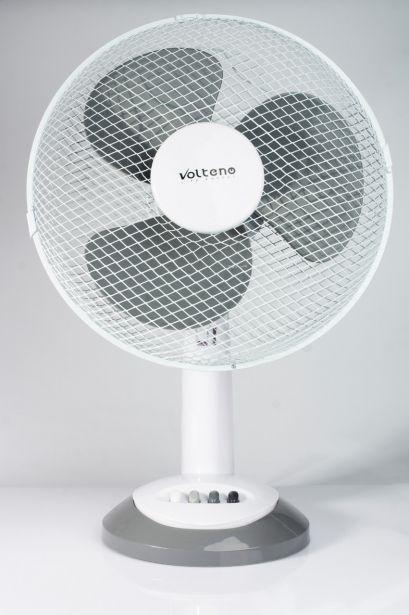 Actual product image Volten Wentylator Biurkowy Biały 30cm