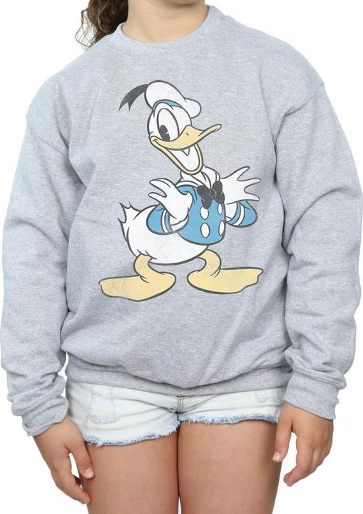 Actual product image Disney Girls Donald Duck Posing Sweatshirt (140, 146)