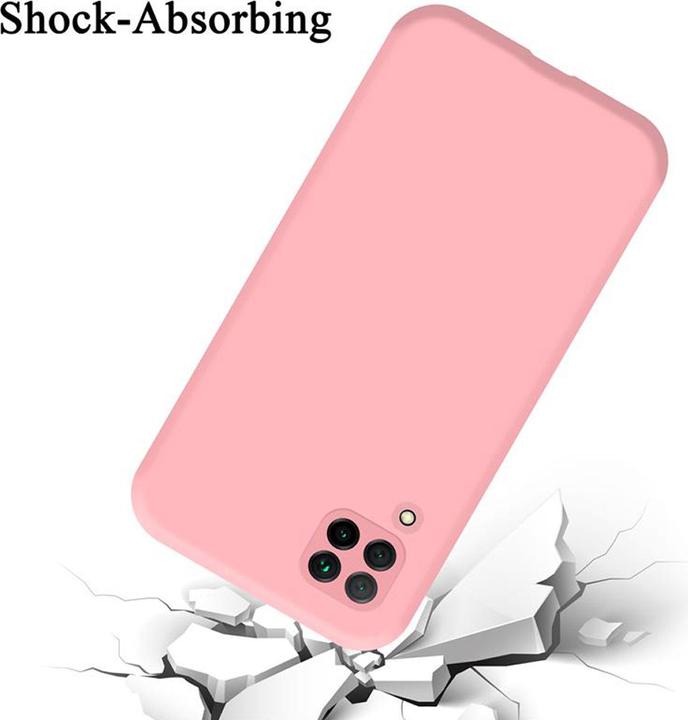 Actual product image Cadorabo TPU Liquid Silicone Case Cover (Huawei Nova 6 SE, Huawei Nova 7i, Huawei P40 Lite)