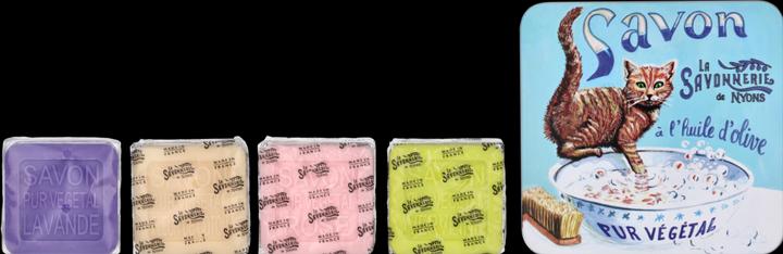 Actual product image Benois Discop La Savonnerie De Nyons Soap Bar Set 4 Pcs - Cat (refill)
