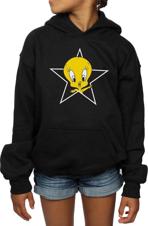 Actual product image Looney Tunes Girls Tweety Pie Star Hoodie (152, 158)