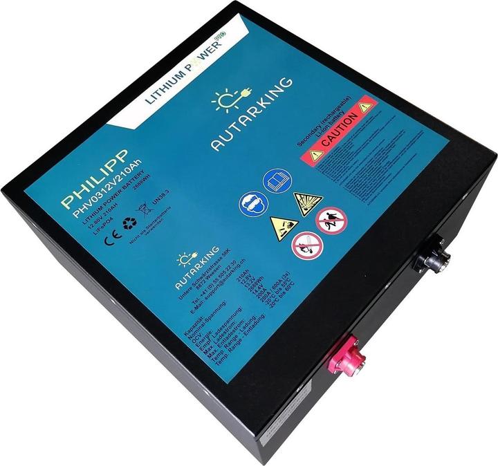 Produktbild Autarking Philipp Lithium PRO HEAT - 12.8V - 210Ah (12.80 V, 210 Ah)