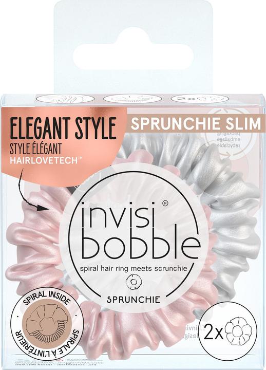 Produktbild Invisibobble Sprunchie Slim Bella Chrome 2 Stk (Haargummi)