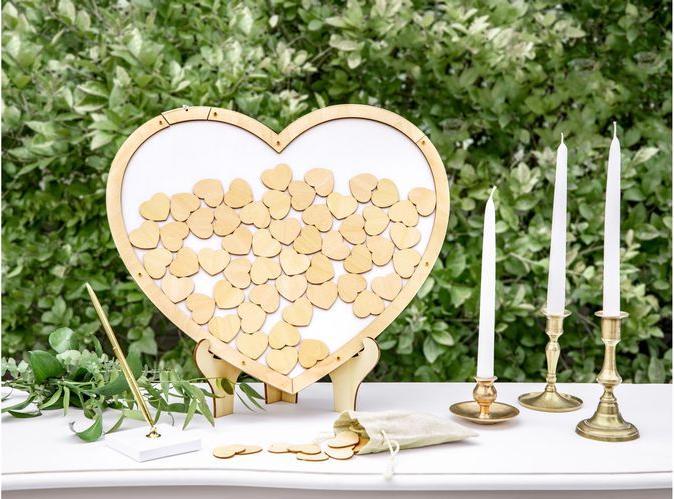 Immagine prodotto Partydeco Libro degli ospiti - Cornice a cuore