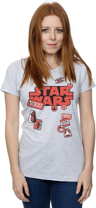 Image du produit Star Wars - T-shirt THE LAST JEDI BADGES - Femme (L)