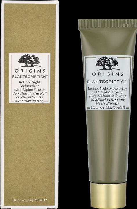 Actual product image Origins Plantscription - Retinol Night Moisturizer with Alpine Flower (30 ml, Night cream)