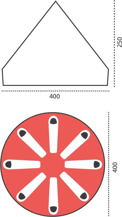 Produktbild Grand Canyon Indiana 8 (Kuppelzelt, 9.15 kg, 8 Personen)