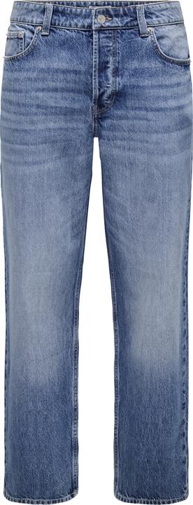 Denim bleu moyen