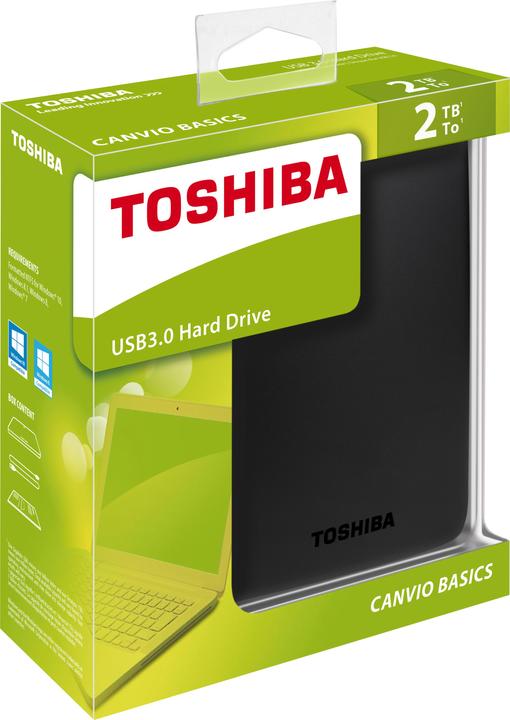 Actual product image Toshiba Canvio Basics (2 TB)