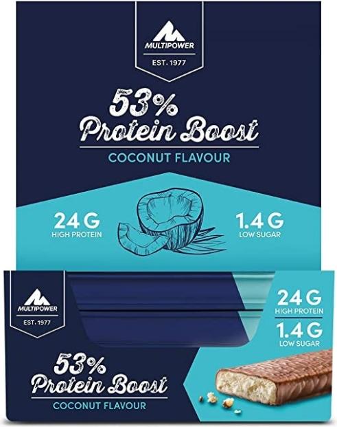 Actual product image Multipower 53% Protein Bar Coconut (20x45g) (20 pcs., 900 g)