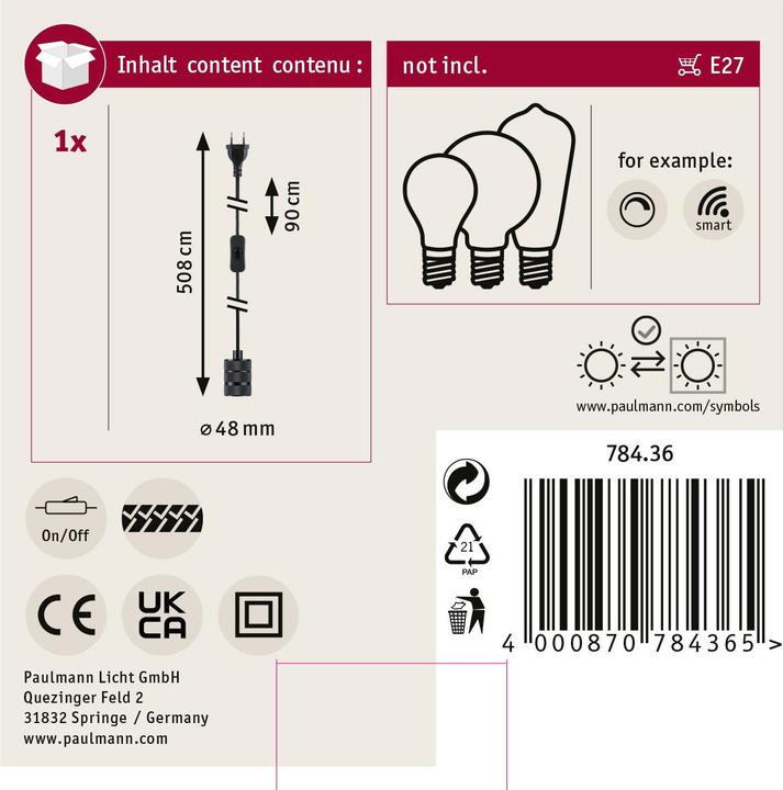 Actual product image Paulmann Lights Tilla (E27)
