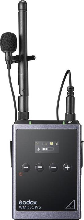 Actual product image Godox Camera-Mount Wireless Omni Lavalier-Mic TYPE-C Port(5V)