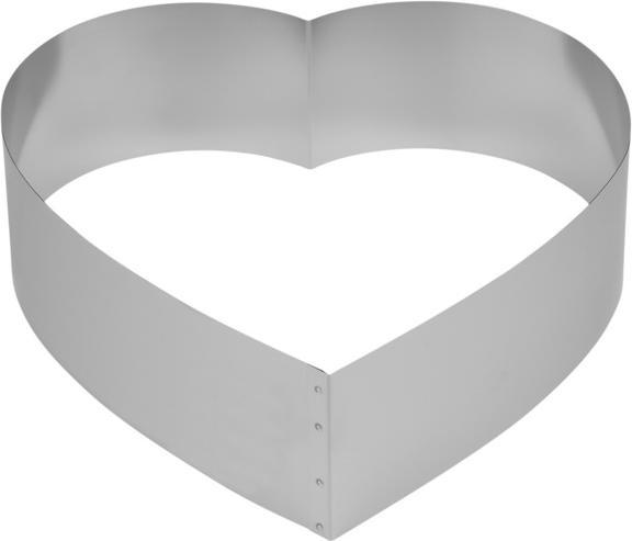 Immagine prodotto Städter Telaio per torte in acciaio inossidabile Cuore (26 cm)