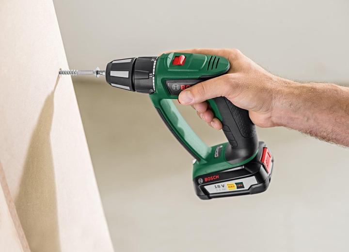 Actual product image Bosch Home & Garden PSR 18 LI-2 Ergonomic, 2 batteries (Rechargeable battery operated)