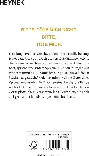 Produktbild Die Sprache der Knochen (Deutsch, Kathy Reichs, 2017)