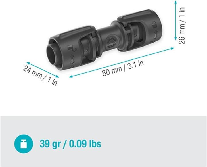 Immagine prodotto Gardena Connettore 13 mm (Connettore per irrigazione a goccia + diramazione)