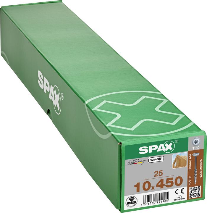 Productafbeelding Spax Houtbouwschroeven (25 Schroeven per stuk)