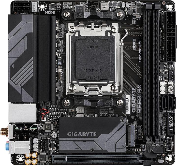Productafbeelding Gigabyte B650I AX (AM5, AMD B650, Mini-ITX)