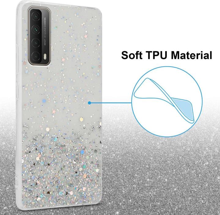 Produktbild Cadorabo TPU Hülle für Huawei P SMART 2021 mit Glitzer (Huawei P Smart (2021))