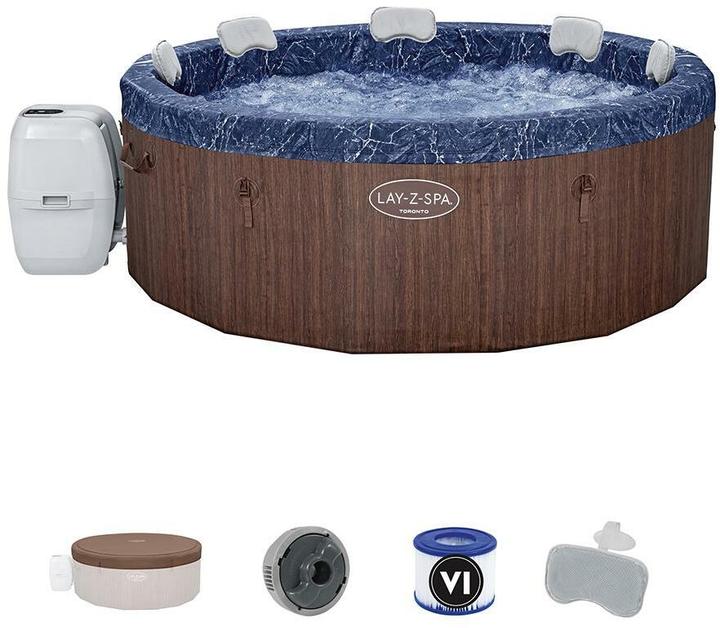 Actual product image Bestway Whirlpool LAY-Z-SPA ThermaCore Toronto AirJet Plus Ø 190 (7 pers.)