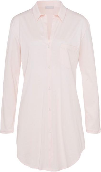 Hanro Cotton Deluxe Nachthemd - 90 cm lang - Langarm