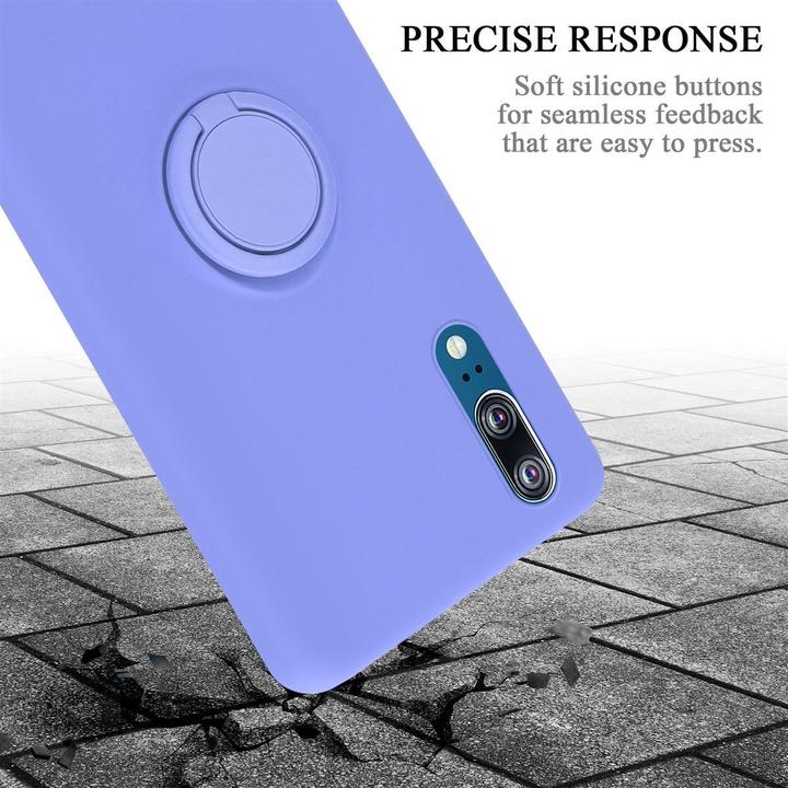 Productafbeelding Cadorabo TPU Vloeibare Ring Silicone Hoesje (Cubot P20)