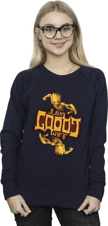 Immagine prodotto Guardians Of The Galaxy Groot Inverted Grain Felpa Donna (XL)