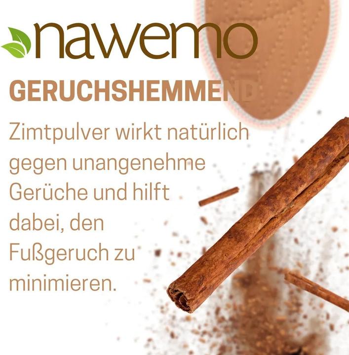 Immagine prodotto Nawemo Zimteinlegesohlen gegen Schweissfüsse