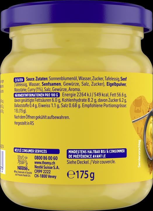 Immagine prodotto THOMY Curry salsa fondue chinoise (175 g)