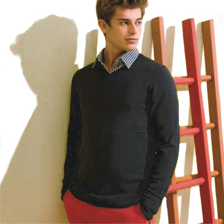 Produktbild Asquith & Fox Baumwolle reichen VAusschnitt Pullover (XXL)