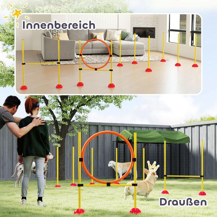 Produktbild Swisshandel24 Agility Set Hunde 3-teiliges befüllbar Agility-Ausrüstung für Hundetraining (Agility)