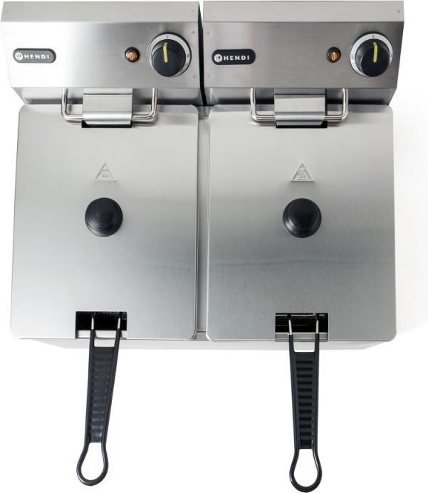 Actual product image Hendi Deep fryer, Blue Line 2x8L