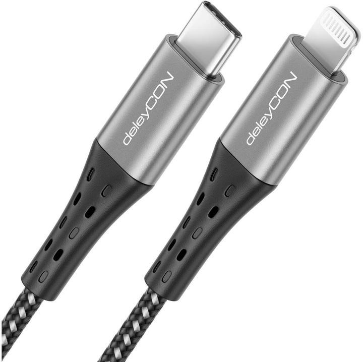 Immagine prodotto deleyCON Cavo USB 2.0 USB C - Lightning 2 m (2 m, USB 2.0)
