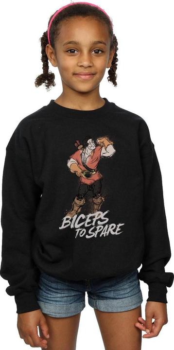 Produktbild Disney Beauty And The Beast Gaston Biceps To Spare Sweatshirt Mädchen (152, 158)