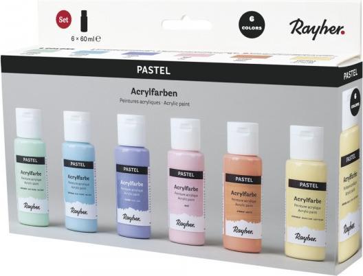 Rayher Acrylfarben Set (Multicolor, 360 ml)