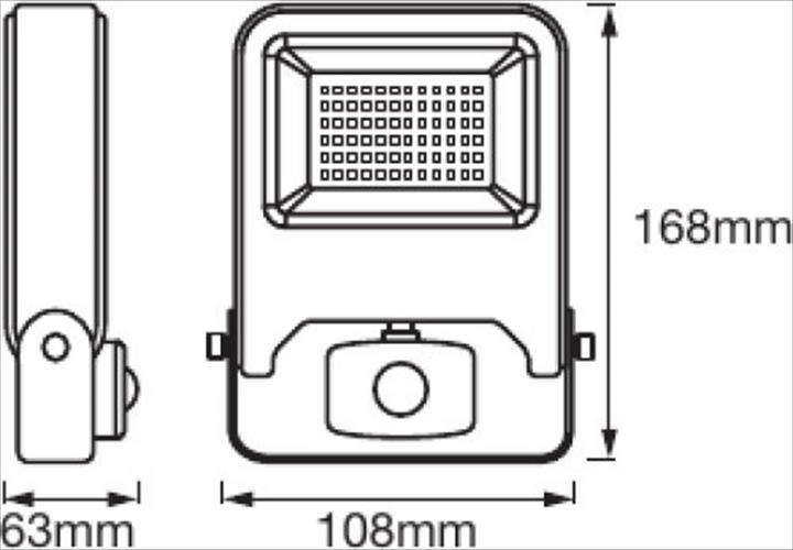 Actual product image Ledvance Endura Flood Sensor (800 lm, IP44)