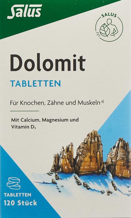 Image du produit Salus Dolomit magnesium calcium vitamin d3 cpr (120 pièce(s), Cachets, 113 g)