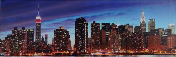 Image du produit Swisshandel24 Tableau d'affichage LED, tableau d'affichage Memoboard lumineux, minuterie - 120x40cm New York (Tableau d'affichage, 120 x 40 cm)