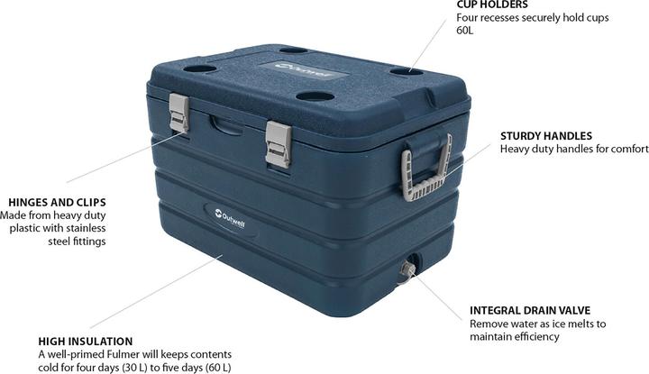 Actual product image Outwell Fulmar Cooler 60l (60 l)