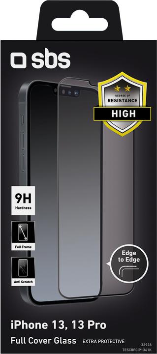 Actual product image SBS Full Cover Glass (1 Piece, Apple iPhone 13)