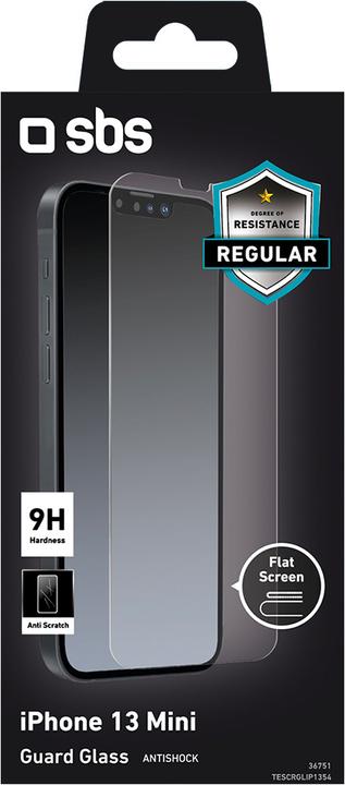 Produktbild SBS Guard Glass (1 Stück, Apple iPhone 13 mini)