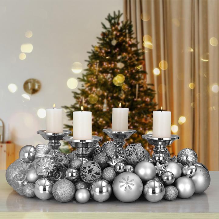 Image du produit Deuba Boules de sapin de Noël (100 -pièce)