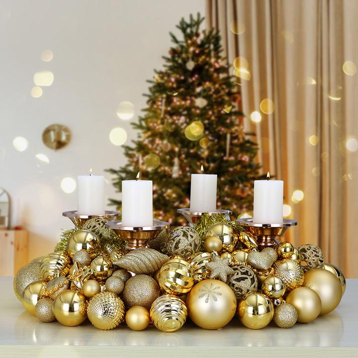 Actual product image Deuba Christmas tree balls (102 -part)