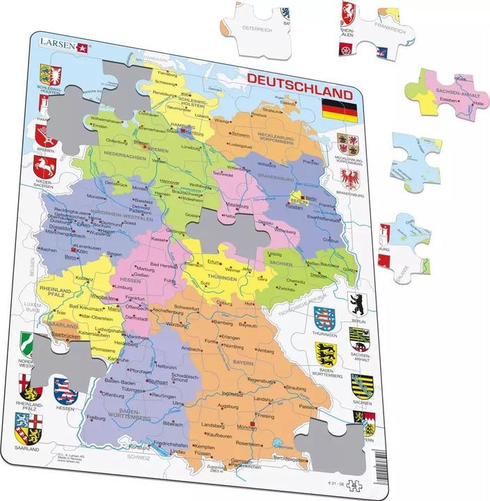 Produktbild Larsen Deutschland Politisch (48 Teile)