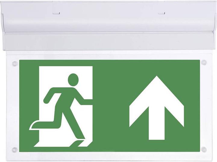 Produktbild B-Safety B STY LED Fluchtweg Notbeleuchtung Deckenaufbaumontage Ausgang, Rettungsweg, rechts, links